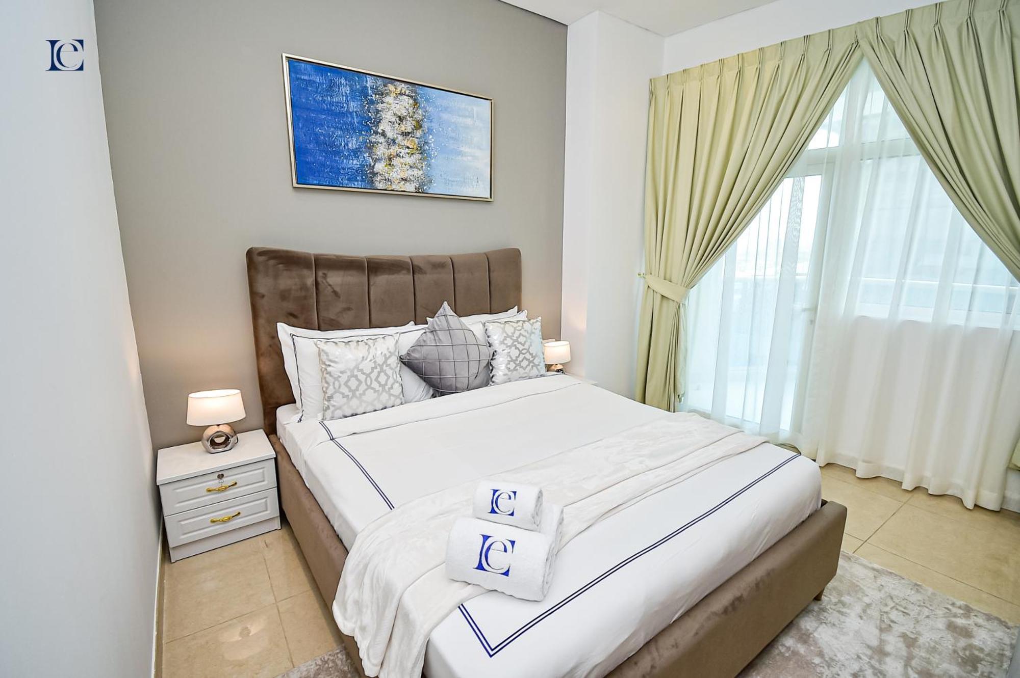 Luxury Escapes - Budget Studio With Balcony, Yacht Bay Marina Dubaj Kültér fotó