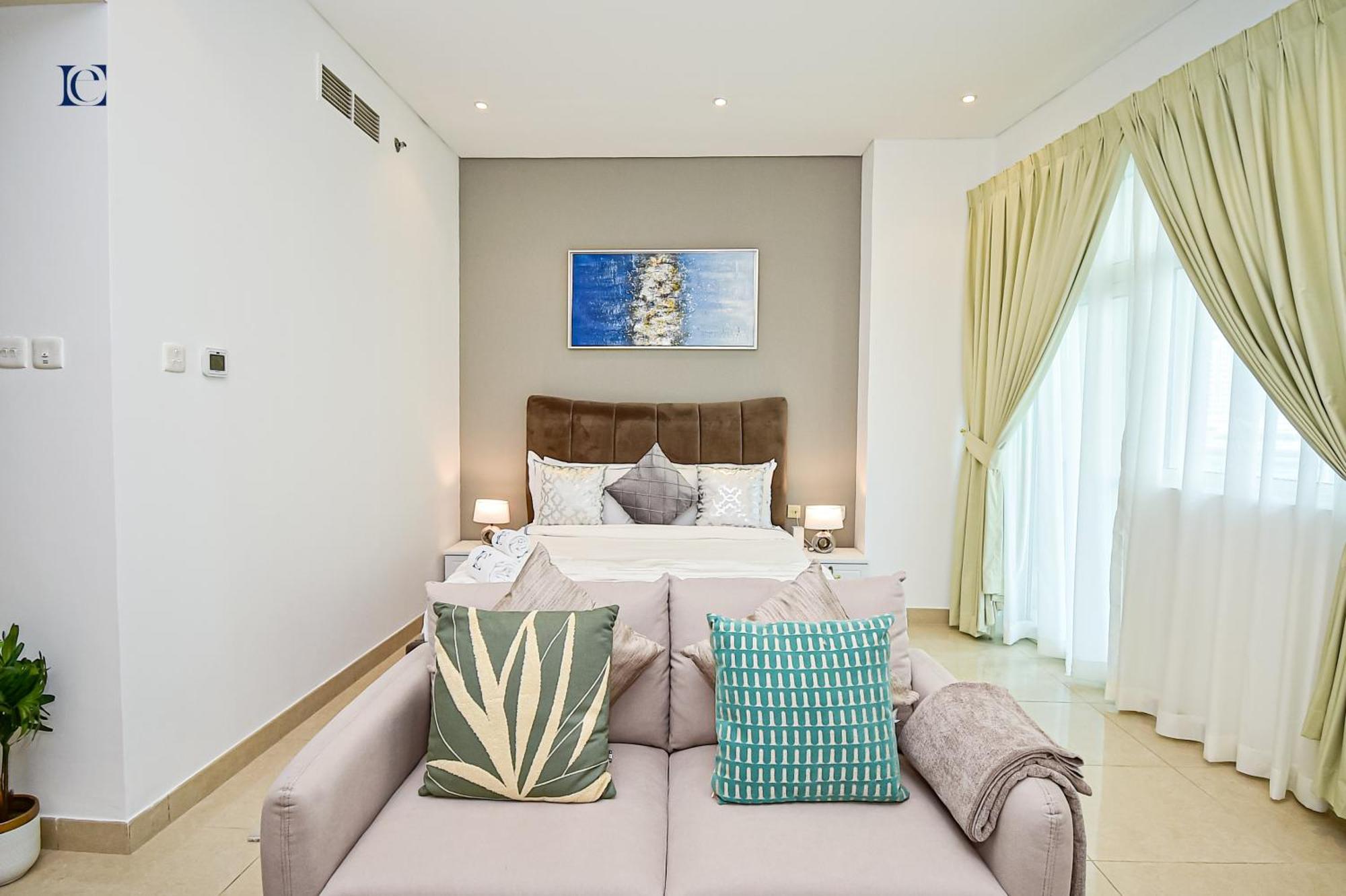 Luxury Escapes - Budget Studio With Balcony, Yacht Bay Marina Dubaj Kültér fotó